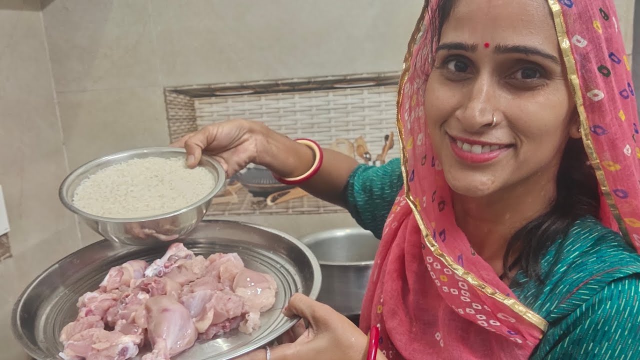 Aaj Banai chicken biryani recipe