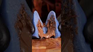 Chocolate Filled Mochi 😍 | Satisfying Chocolate Stretch 🍫 #baking #cake #cakerecipe