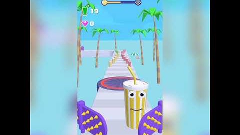 Juice Run - All Level Gameplay ( Android/iOS ) Funny Gameplay Video / MXZ1 #SHORTS #SHORTSINDIA
