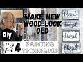 4 Painting Techniques to make NEW wood Look OLD & DISTRESSED (( Attention Signmakers! )) BEGINNER