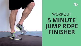 Jump Rope Workout – 5 Minute Jump Rope Finisher by Crossrope