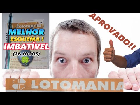 Lotomania: o melhor esquema das 36 combinações que deu 16,17, 18 Pts .