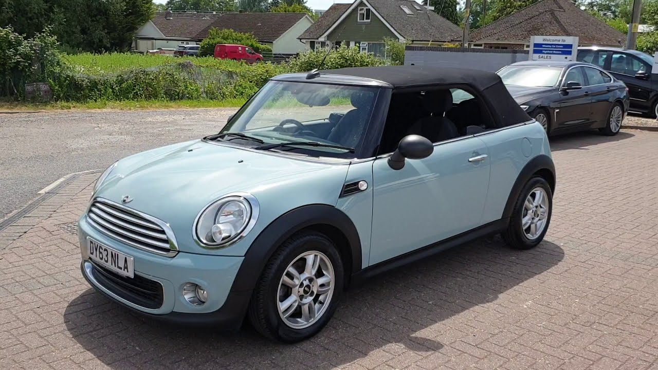 Mini Mini One Convertible 1.6 Manual Petrol - YouTube