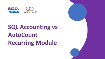 SQL Accounting vs AutoCount Recurring Module