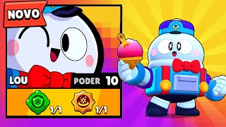 Joguei Com O Novo Brawler Lou No Brawl Stars Youtube - brawl stars novo