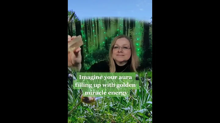 Reiki for blessings & miracles.  Asmr citrine crystal healing #shorts