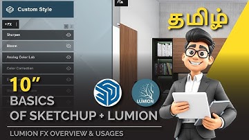 SKETCHUP TO LUMION BASIC CLASS 10 | தமிழ் | THE PIXL | #SKP2LUMION