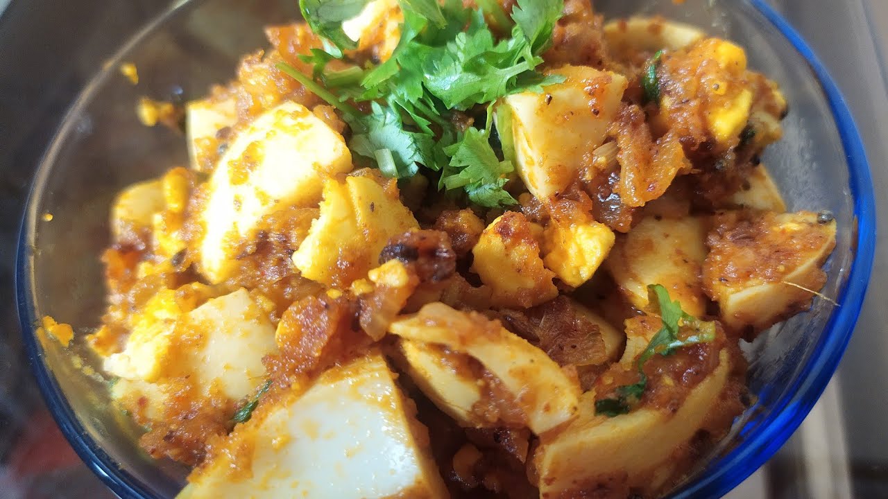 Egg masala/very quick easy & tasty recipe/the kitchen sizzle