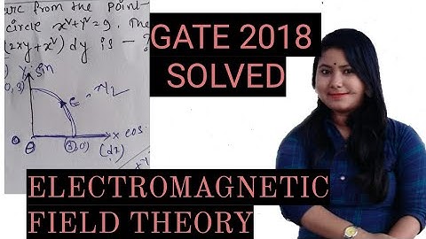 ELECTROMAGNETIC FIELD THEORY|| GATE 2018 SOLVING 🔥🔥|| FOR ELECTRICAL ENGINEERING
