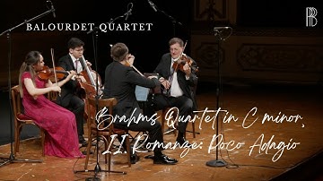Brahms String Quartet No. 1 in C Minor, Op. 51 No. 1, II. Romanze: Poco Adagio