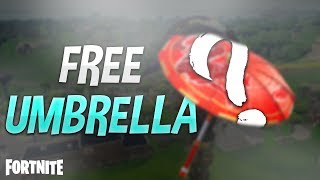 NEW FREE UMBRELLA IN SEASON 3! [Fortnite Battle Royale]