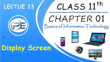 Display Screens  | 1st Year Computer Science in Urdu | Chapter 1 Lecture 13