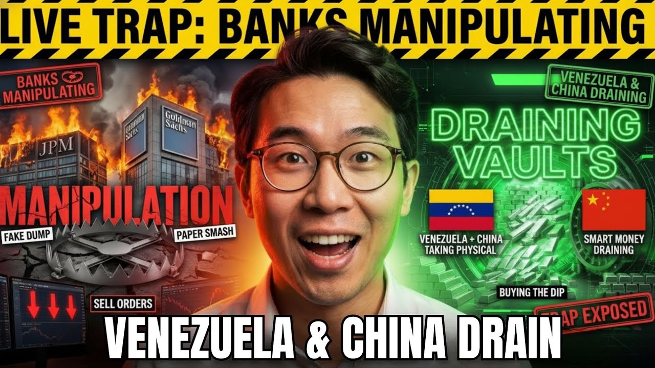 LIVE TRAP: Banks Exposed Manipulating Silver as Venezuela & China Drain the Vaults