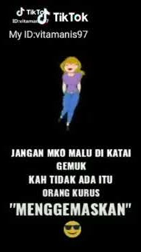 Kumpulan Status WA | Orang gemuk itu katanya menggemaskan | emang iya ya??