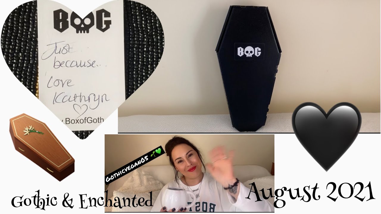 Box of Goth August 2021 ⚰️🖤