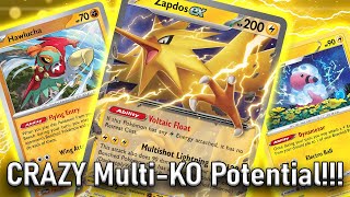 The NEW Zapdos ex Hits CRAZY Multi Knock Outs In PTCGL | Pokémon 151