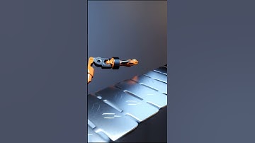 Create short animation about a robot arm in Blender