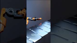 Create short animation about a robot arm in Blender