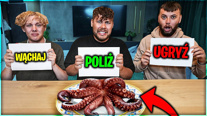 UGRYŹ POLIŻ POWĄCHAJ CHALLENGE 3... *surowa kałamarnica*
