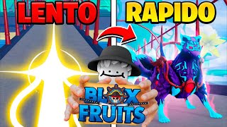 ¿CUAL ES LA FRUTA MAS RAPIDA DE BLOX FRUITS ⚡