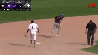 Baseball: Amherst vs. Williams Highlights (4/27/24)