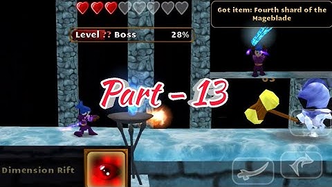 #swordigo Swordigo Part 13 | Dimension Rift - 4th Spell | 4th Shard of MegaBlade | Boss Fight |