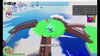 KID using script fly Anime Knockout! Roblox And the creator does nothing