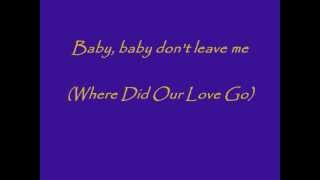 Video voorbeeld van "The Supremes - Where Did Our Love Go (Lyrics)"