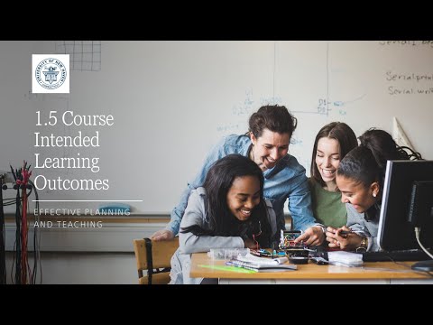 1.5: Course Intended Learning Outcomes (CILOs)