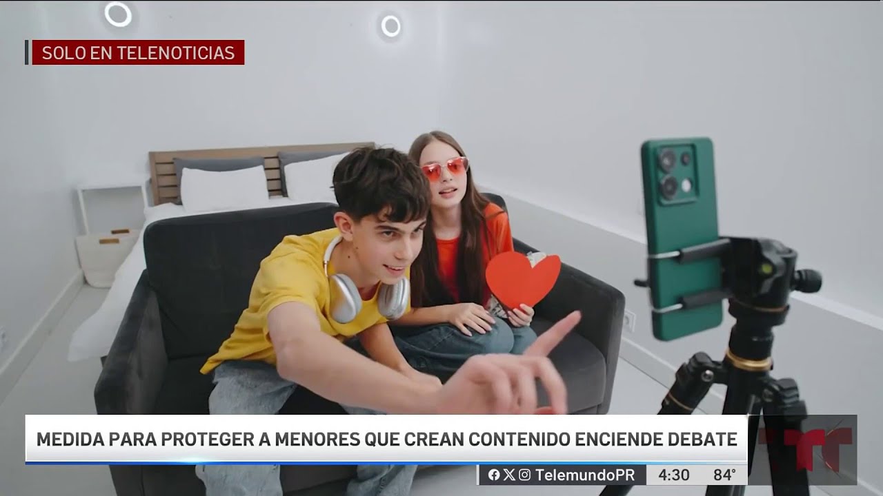 Controversia por proyecto que busca proteger a niños “influencers”