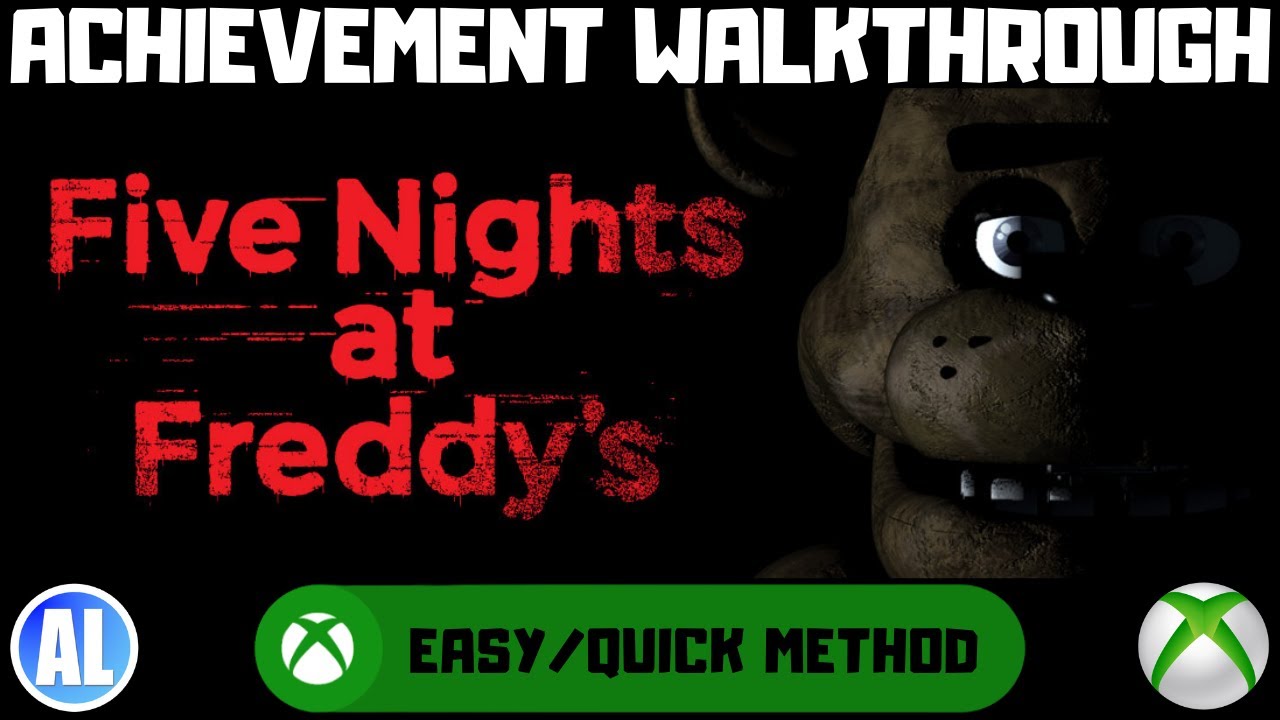 Five Nights At Freddys Xbox One Achievement Walkthrough Easy Trick - roblox xbox achievements