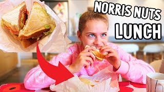 WHAT THE NORRIS NUTS EAT FOR LUNCH (ordering food)