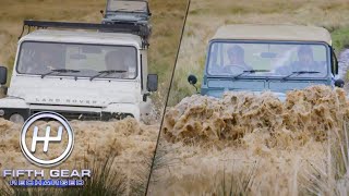 Defender Diesel VS Defender Electric: The Water Test | Fifth Gear Recharged