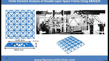 Finite Element Analysis of Double Layer Space Frame Using ABAQUS