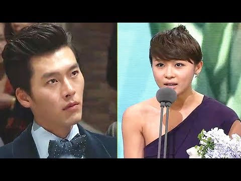 Hyun Bin Ha Ji Won won best actor and actress for secret garden\\SBS Award 2010