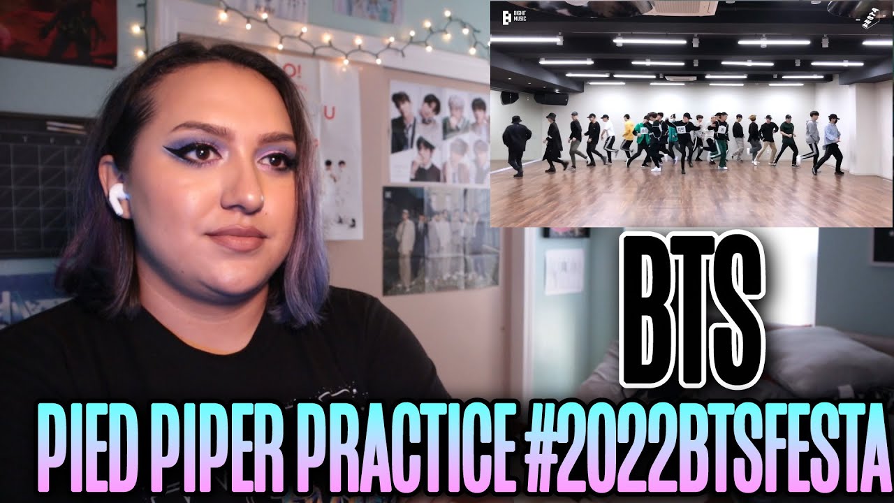 BTS (방탄소년단) ‘Pied Piper’ Practice Reaction #2022BTSFESTA - YouTube