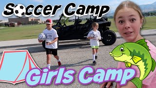 Girls Camp, Fishing, and Soccer Camp