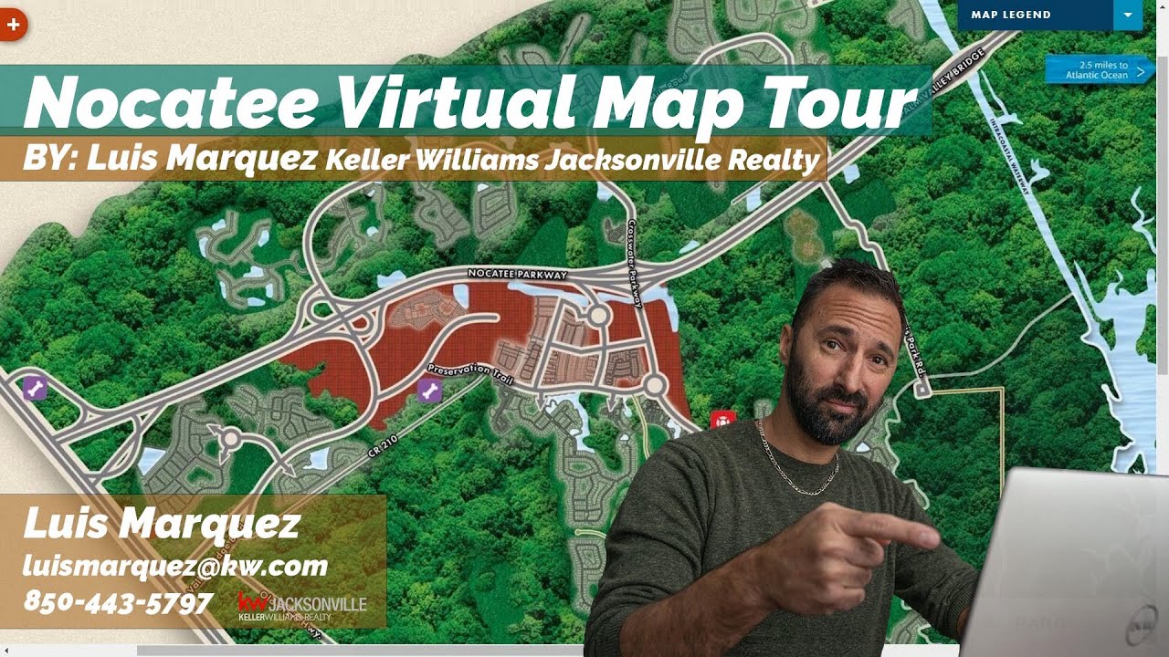 Nocatee Community Virtual Map Tour  Amenities  Neighborhoods  Ponte 