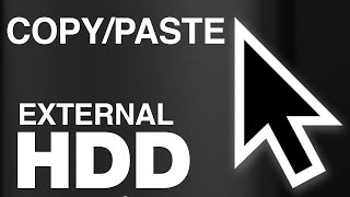 How to Copy/Paste Files folders to External Hard Drive on Mac