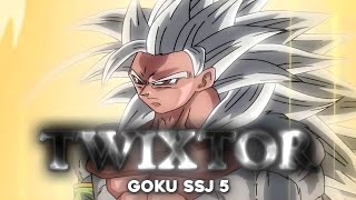 Goku Transformándose En Ssj 5 Twixtor Dragón Ball Af