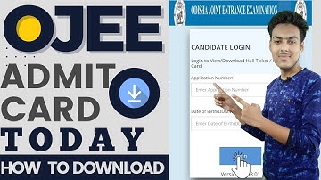 odisha jee admit card 2022 | ojee 2022 admit card
