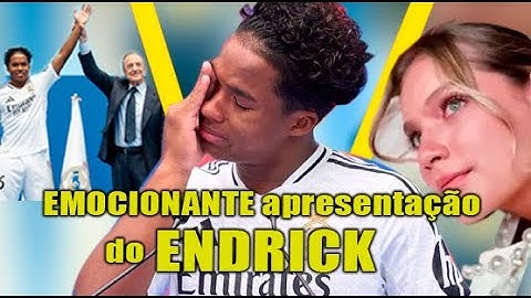 🚨 EITA! ENDRICK CHORA DE TANTA  EMOÇÃO NA APRESENTAÇÃO NO SANTIAGO BERNABEU PELO REAL MADRID