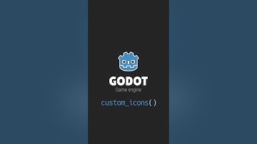 Quick Godot Tip - Custom Icons #gamedev #godot #tips