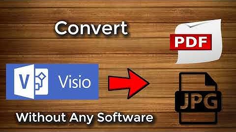 Convert Viso File To PDF Without Using Any Software | vsd-to-pdf
