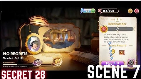 June's Journey Secrets 28 Scene 7 Bedchamber Word Mode 4k