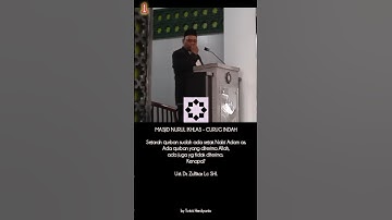 1. Sejarah qurban, sudah ada sejak zaman Nabi Adam as. Ada qurban yg diterima ada yg tidak.