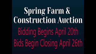 Spring Auction Video