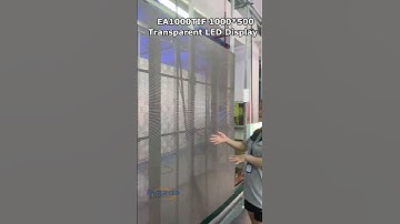 EA1000TIF Indoor Fixed Installation Transparent LED Display#eagerled #ledwall #shorts #ledpanel