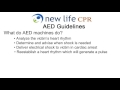 Aed guidelines