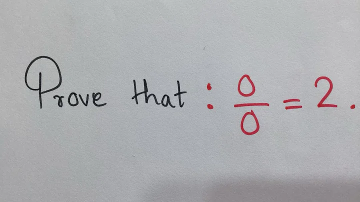How to prove " 0/0 = 2 " ? Can you find the mistake?